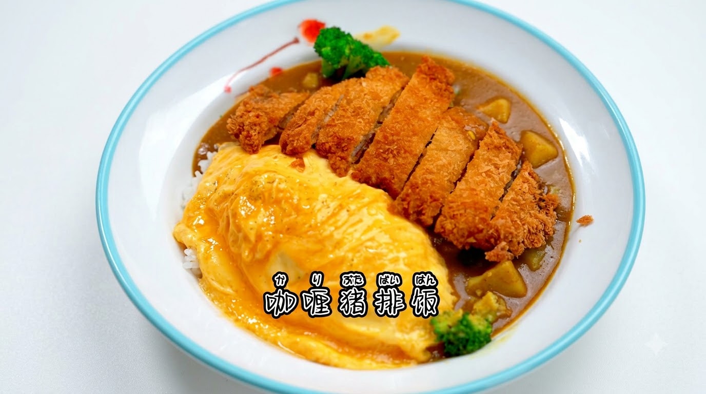 Japanese Curry Pork Cutlet Rice (Katsukare)