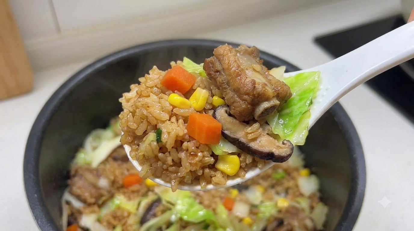 Putian-style Pork Ribs and Cabbage Rice