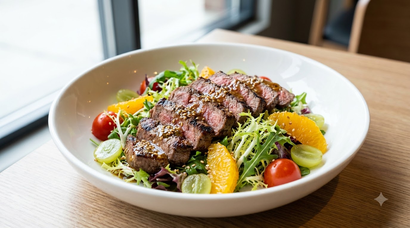 Charcoal Grilled Beef Salad with Sichuan Pepper Dressing