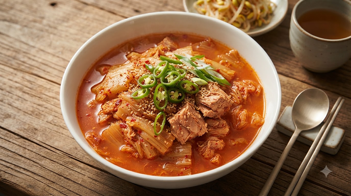 Classic Korean Tuna Kimchi Stew (참치김치찌개)