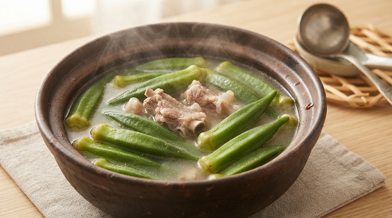 Nourishing Okra and Pork Bone Soup