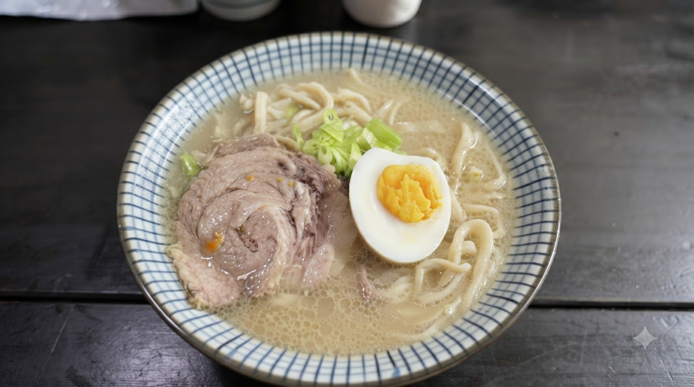 Authentic Japanese Tonkotsu Ramen from Scratch
