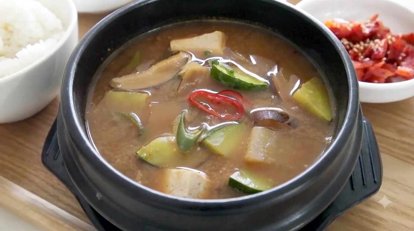Authentic Korean Doenjang Jjigae (Soybean Paste Stew)