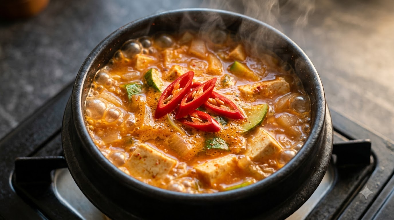 Korean Hangover Soybean Paste Stew (Doenjang Jjigae)
