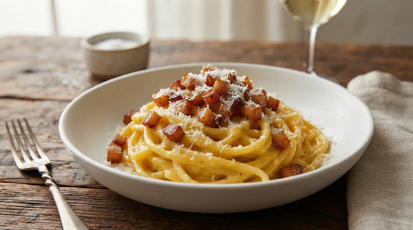 Authentic Homemade Spaghetti Carbonara