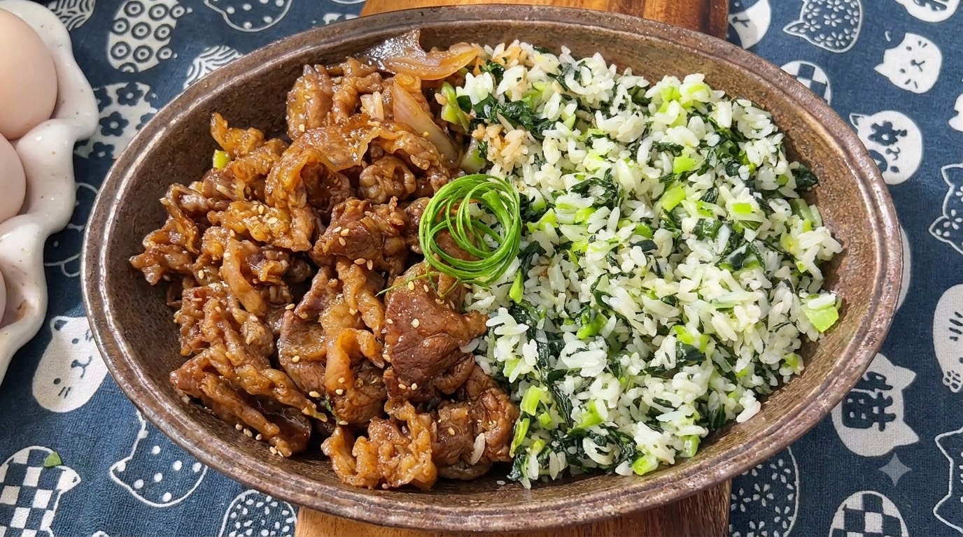 Teriyaki Beef and Vegetable Rice Bowl