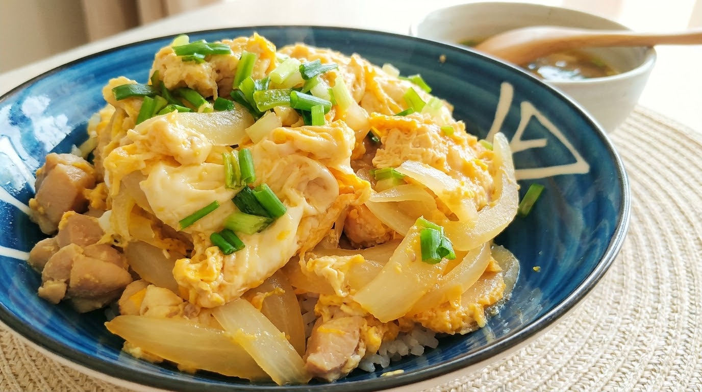 Classic Oyakodon (Japanese Chicken and Egg Bowl)