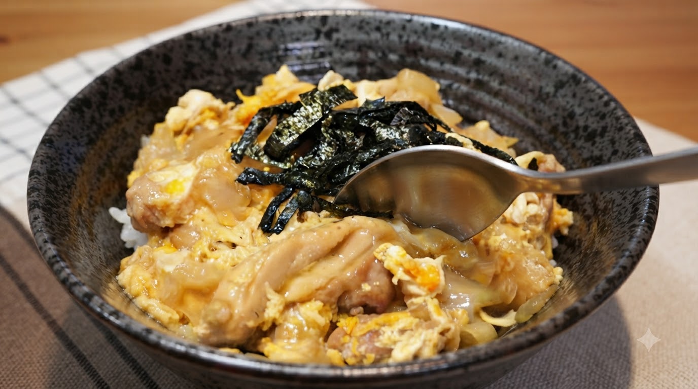 Classic Japanese Oyakodon (Chicken and Egg Rice Bowl)