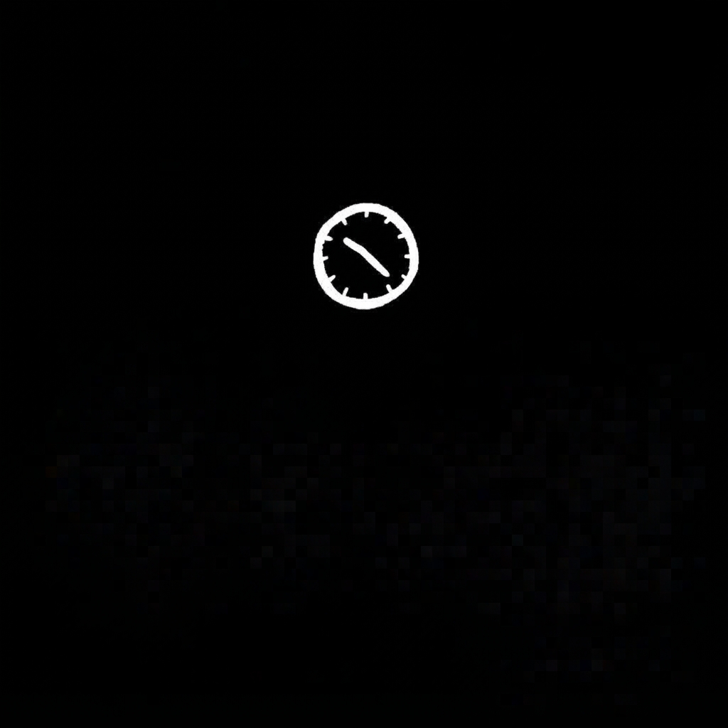 An air fryer digital control panel displaying a timer icon and settings for 120 degrees and 8 minutes against a dark background.