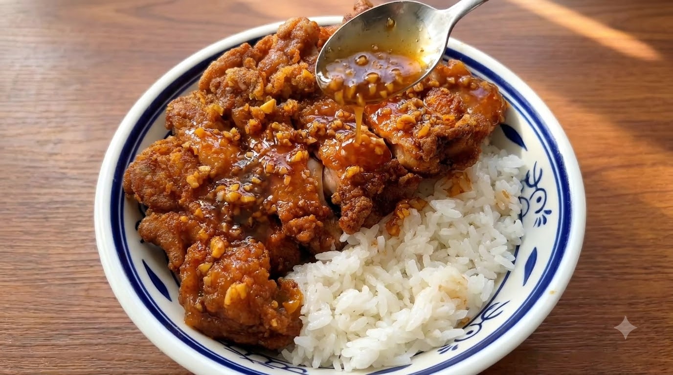 Honey Crispy Chicken Rice Bowl