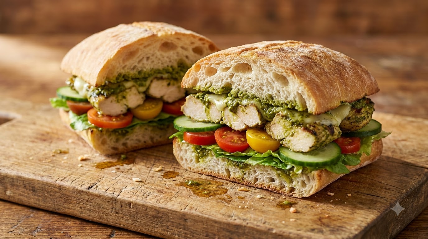 Pesto Chicken Panini